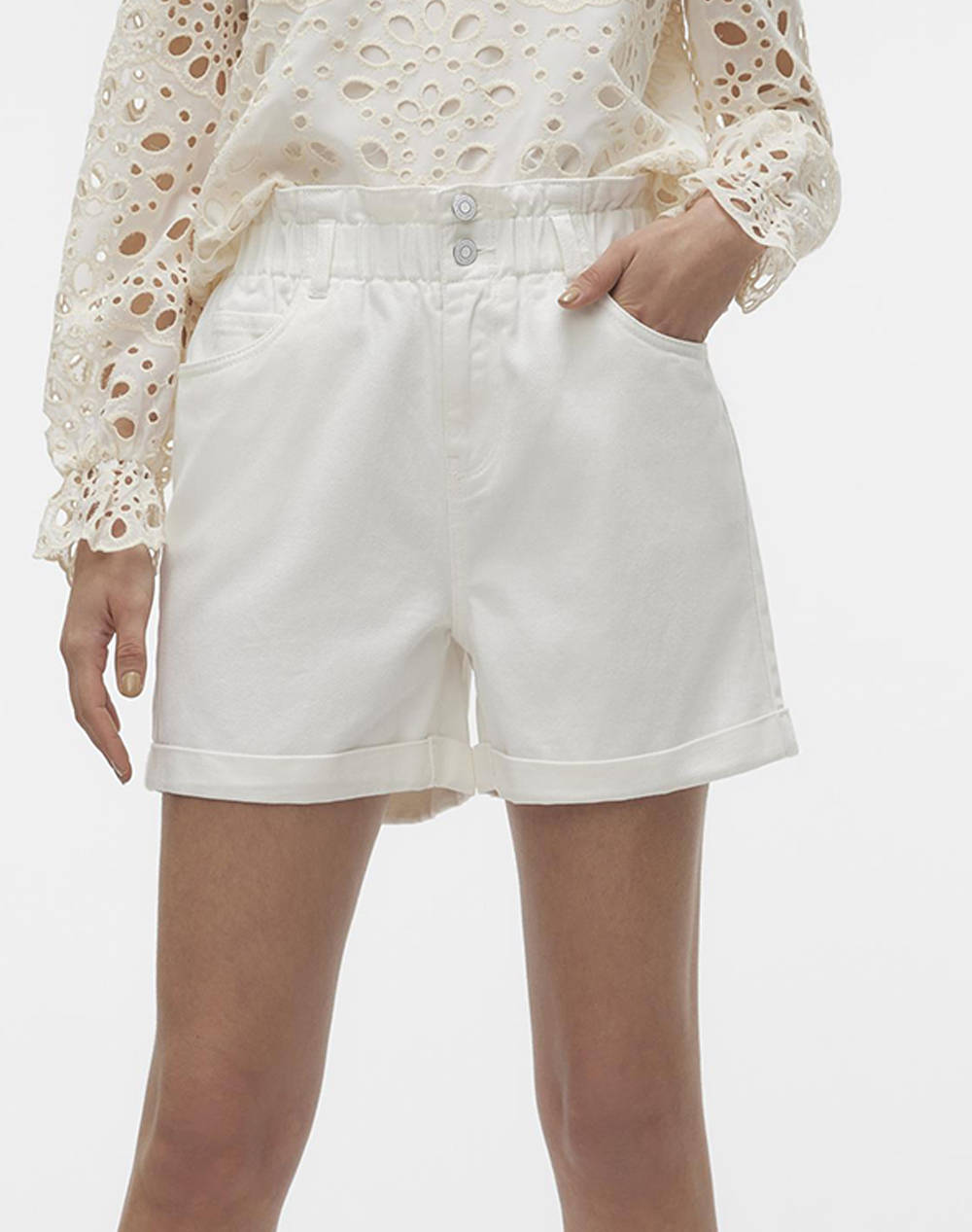 Vero moda vmlyra hr paperbag shorts mix