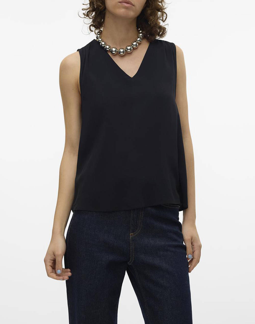 Vero moda vmeasy joy s/l v-neck top wvn ga