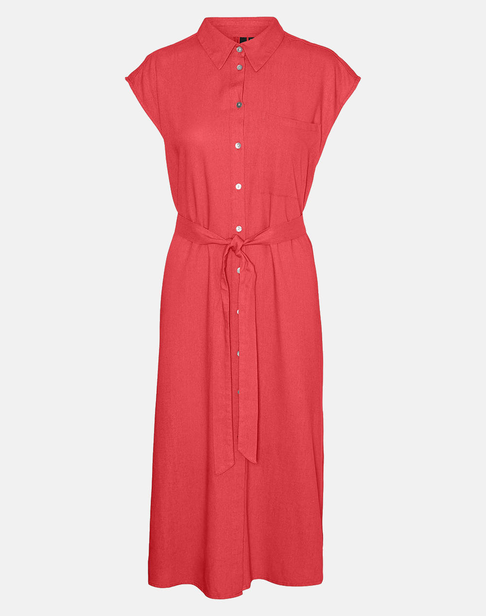 Vero moda vmmymilo sl calf shirt dress wvn ga