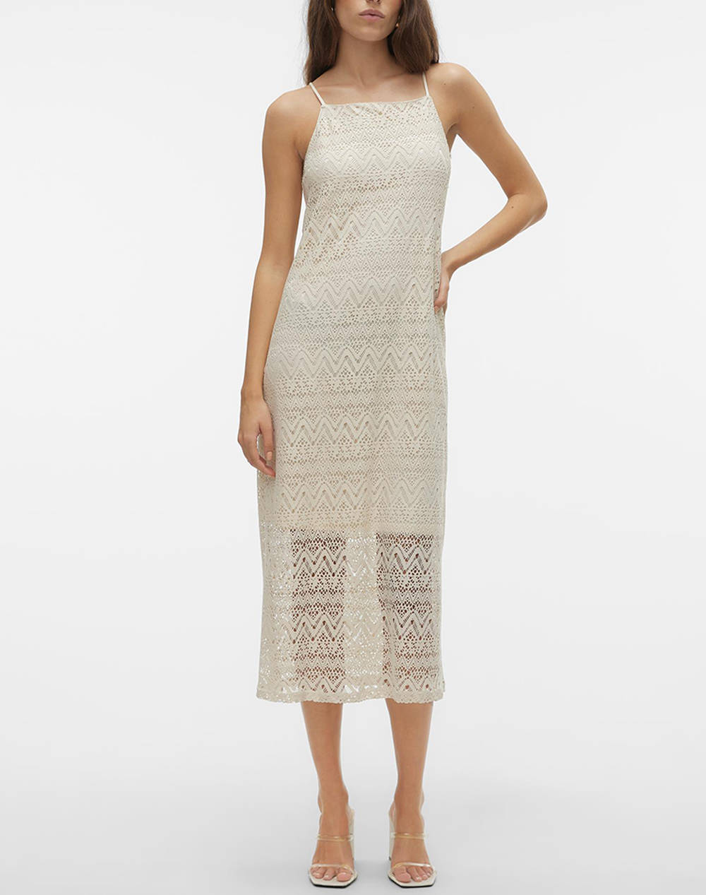Vero moda vmmaya singlet calf dress jrs spe