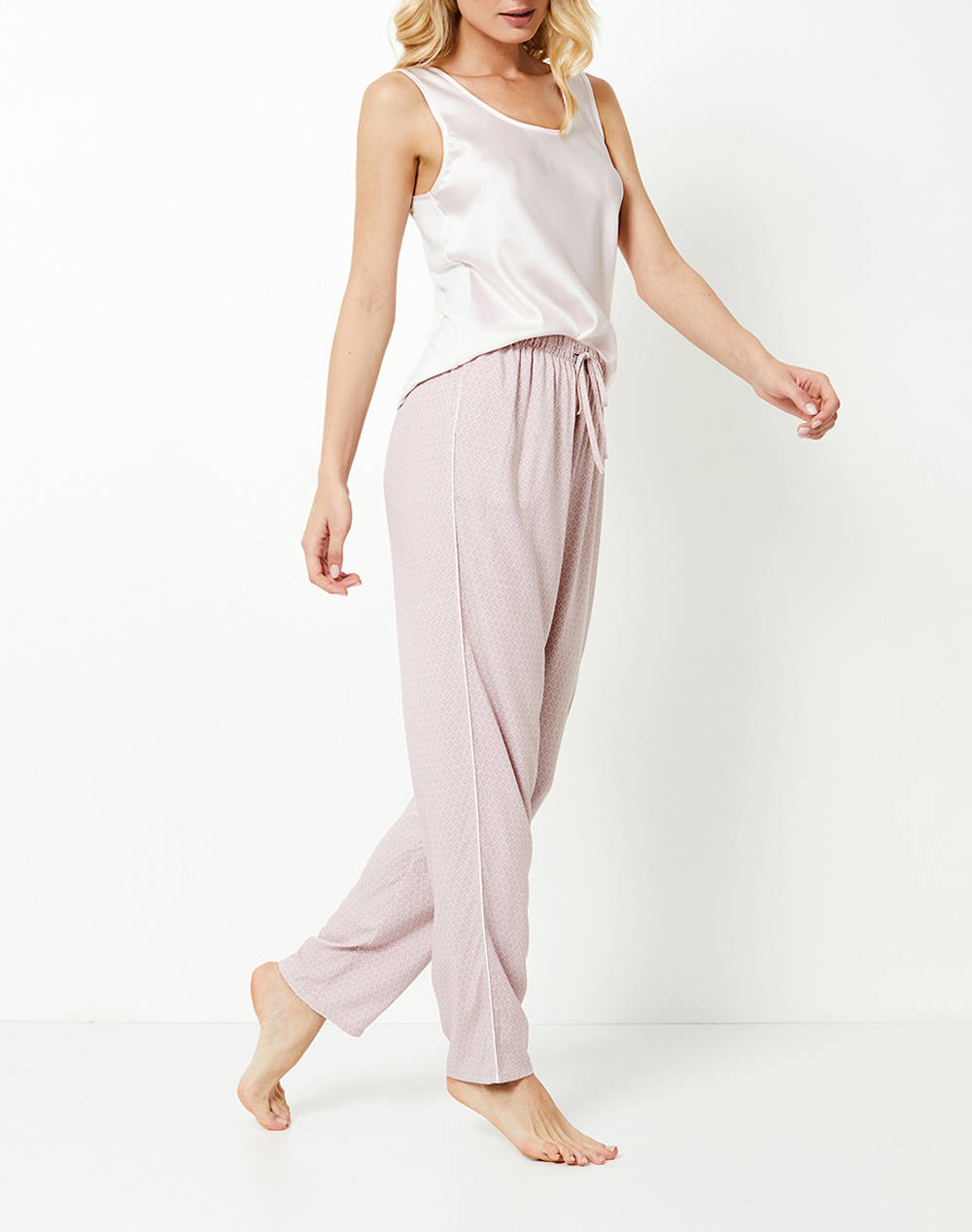 Aruelle lakena pajama long ss24