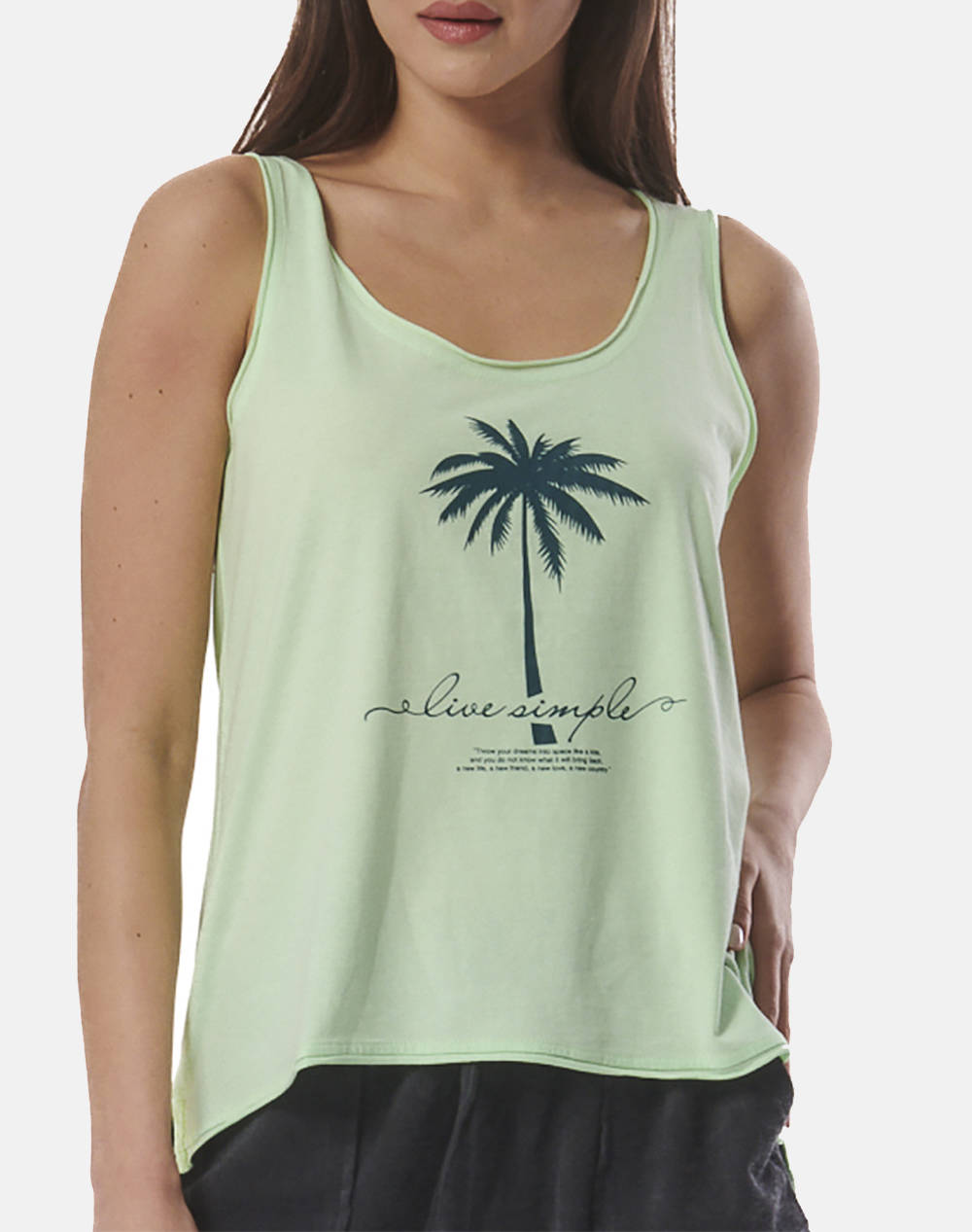 Body action women''s regular fit beach tank top