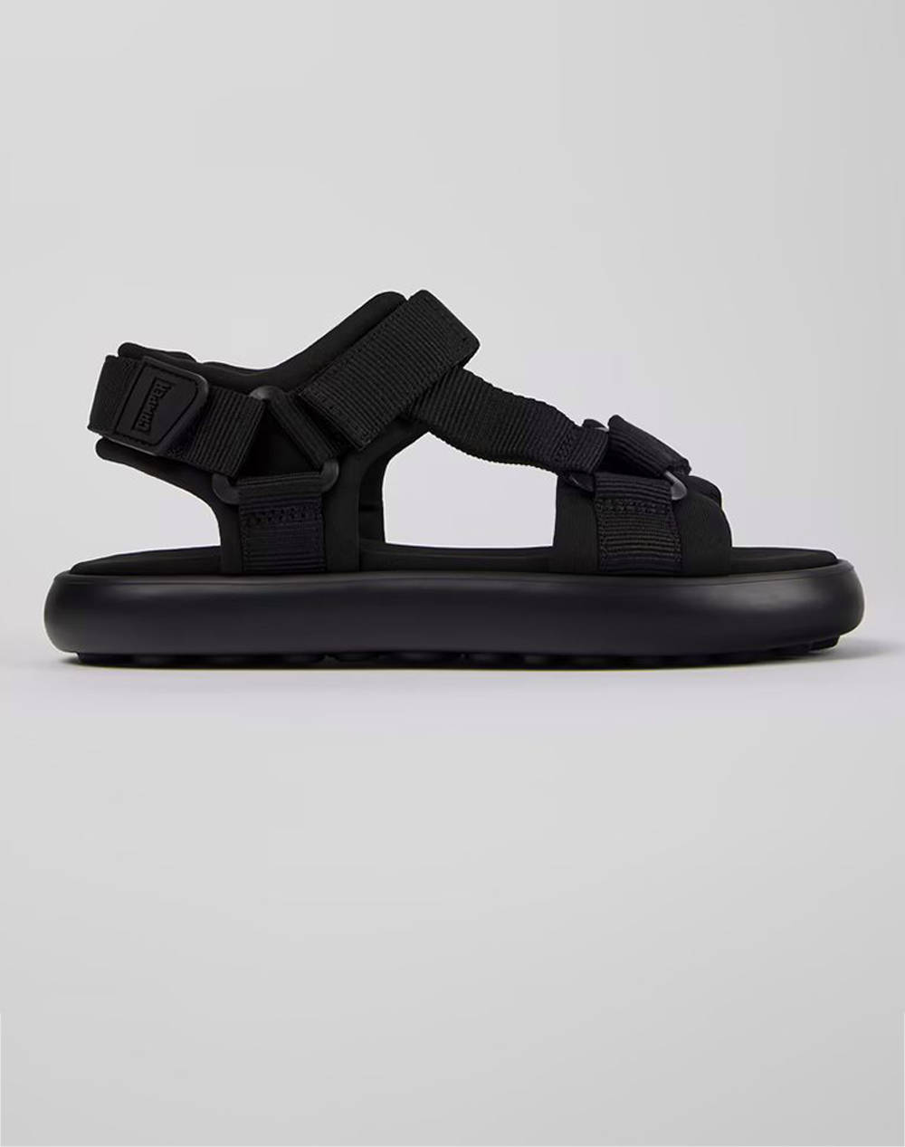 Camper webbing negro,olas negro/flota bio negro