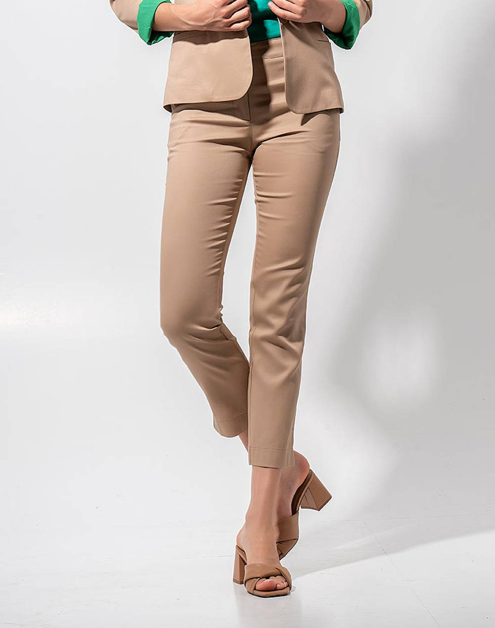 MAKI PHILOSOPHY Pantaloni evazati tip chinos