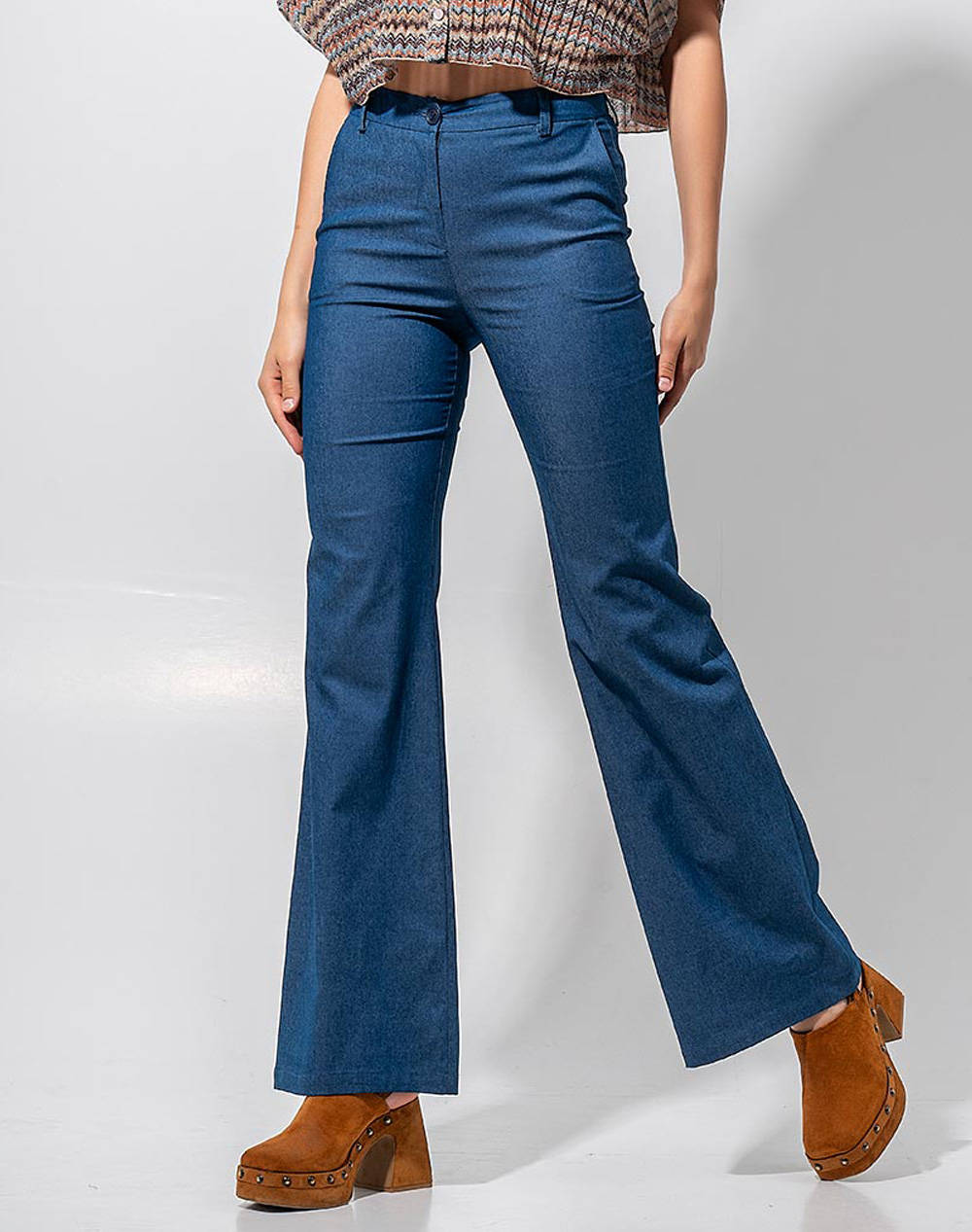 Maki philosophy pantaloni de blug evazati