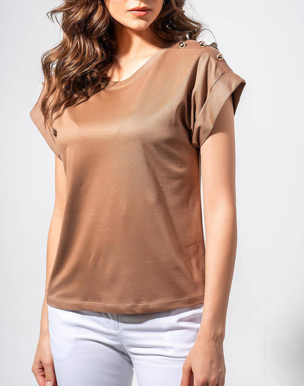 Maki philosophy bluza cu nasturipe umeri