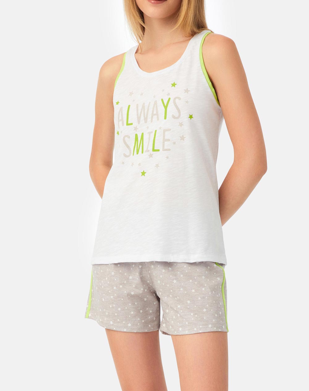 Minerva pijamale de dama stars-smile