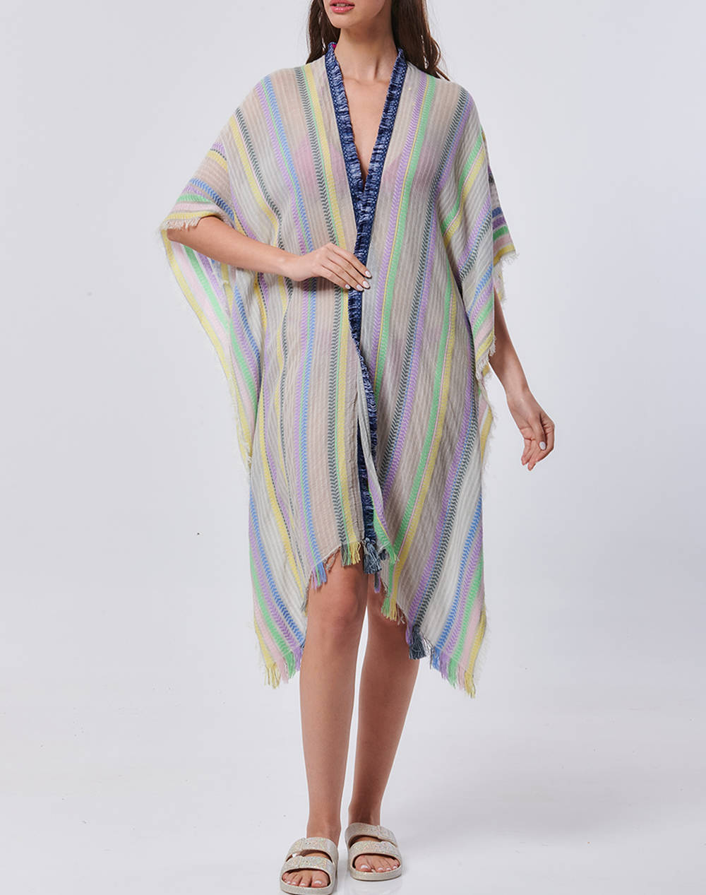Amor stripped poncho