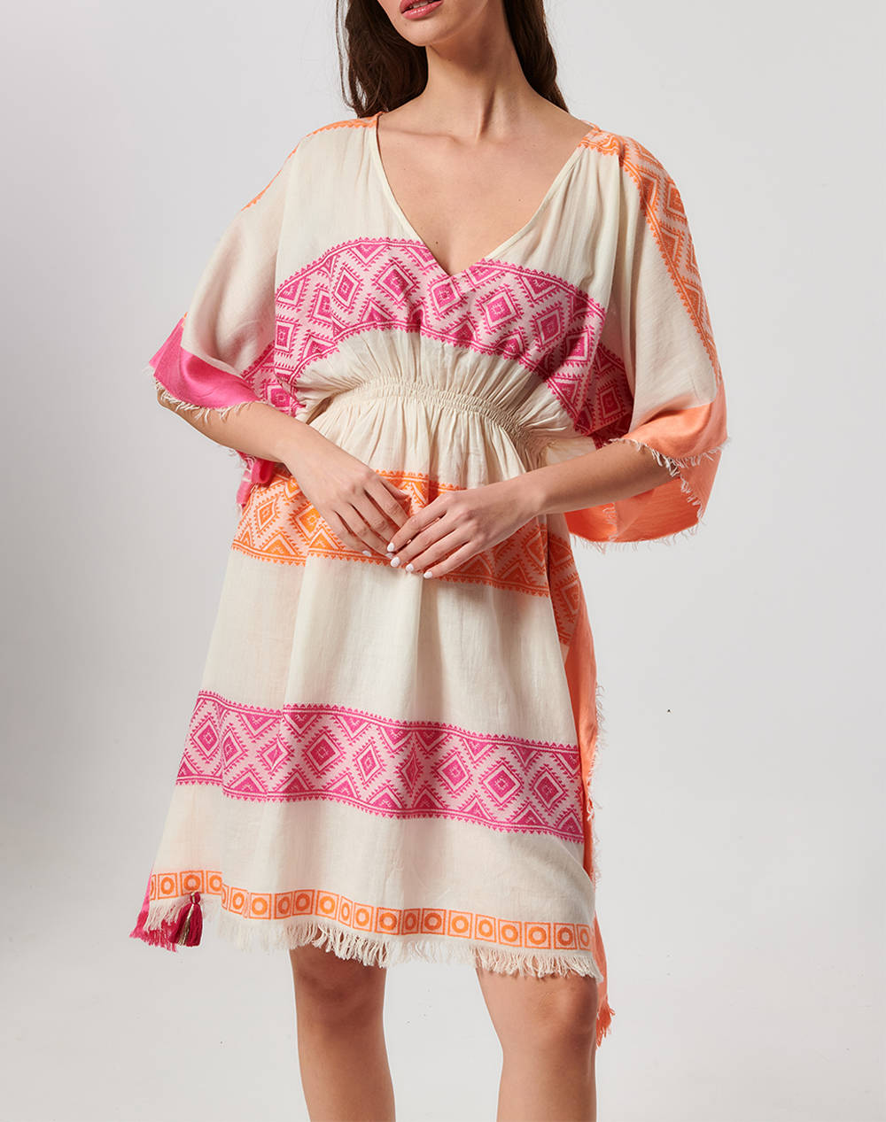 Amor printed short dress