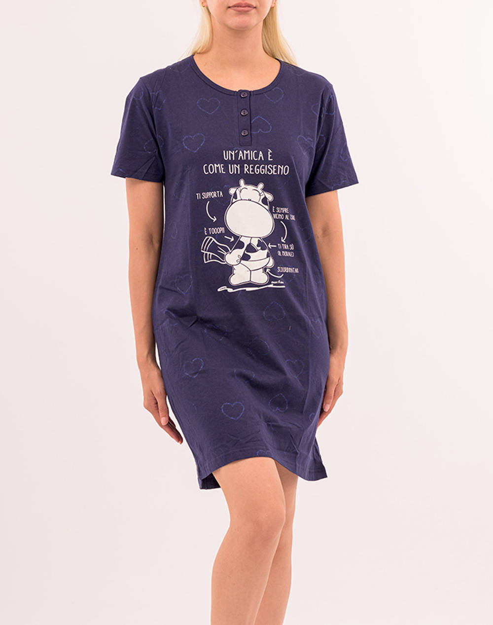 Cottonmania 15604 crazy farm camasa de noapte de dama. un''amica e'' come