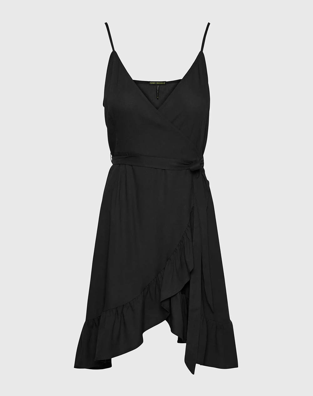 Funky buddha mini rochie cu volanas