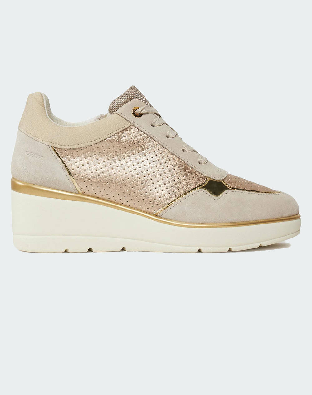 GEOX D ILDE A - PEARL.GBK+SUEDE