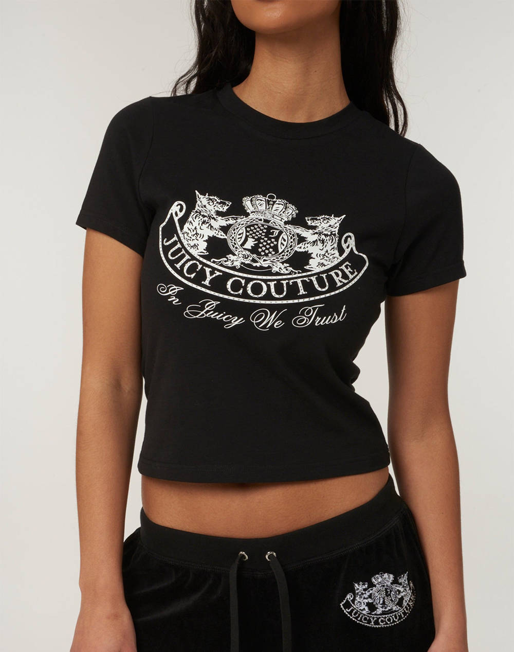 Juicy couture enzo dog crest t-shirt