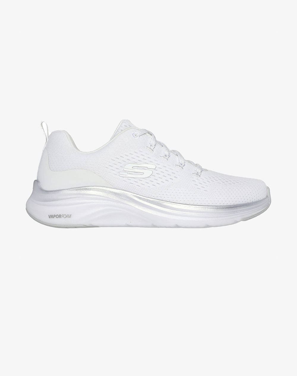 Skechers engineered mesh w/ metallic trim lace-up w/ air-cooled mf