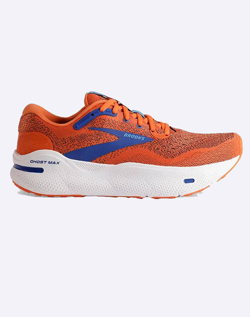 BROOKS GHOST MAX RED ORANGE/BLACK/SURF THE WEB INCALTAMINTE DE BARBATI