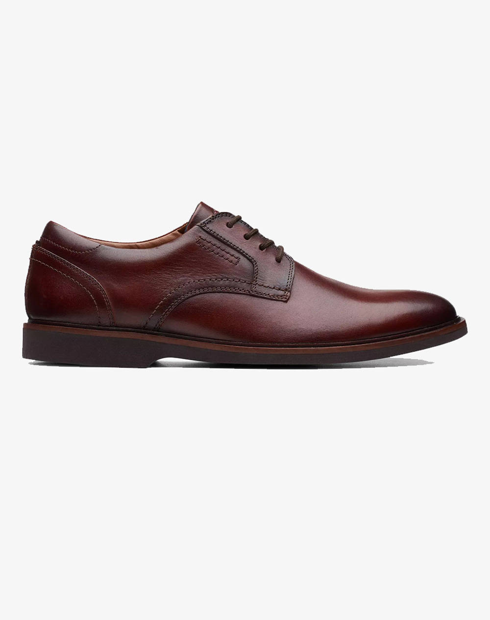 Clarks malwood lace brown leather