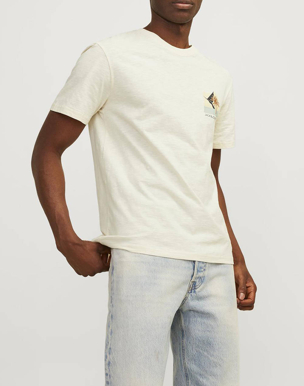 Jack&jones joraruba chest emb tee ss crew neck