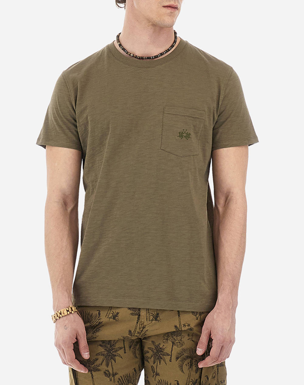 La martina bluza t-shirt man s/s t-shirt slub jersey