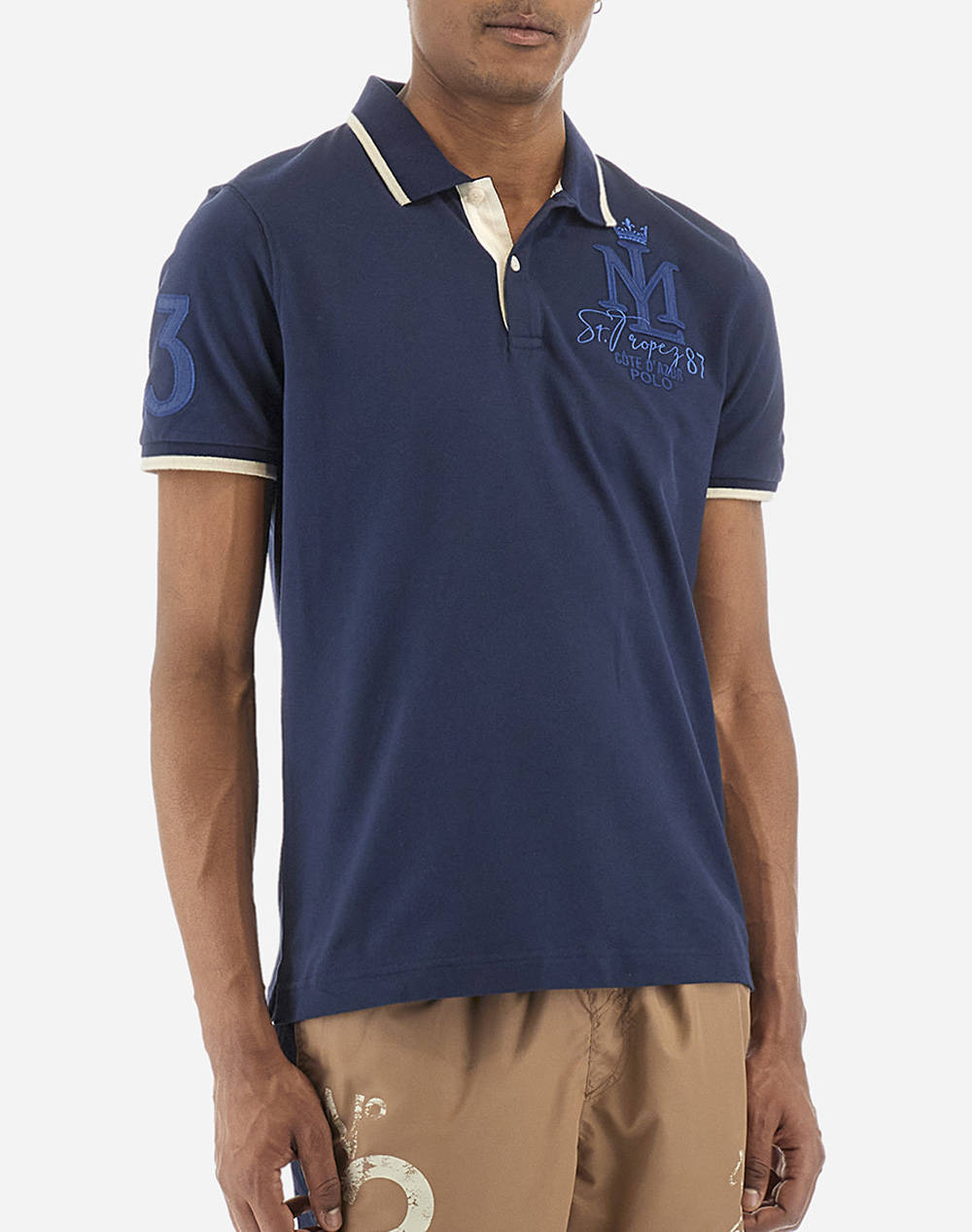 La martina bluza polo man polo s/s piquet stretch