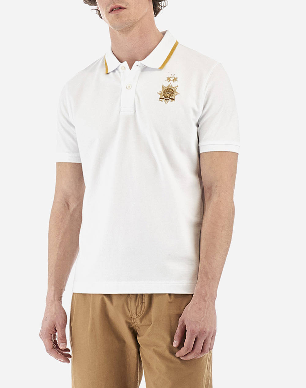 La martina bluza polo man short sleeve polo piquet s