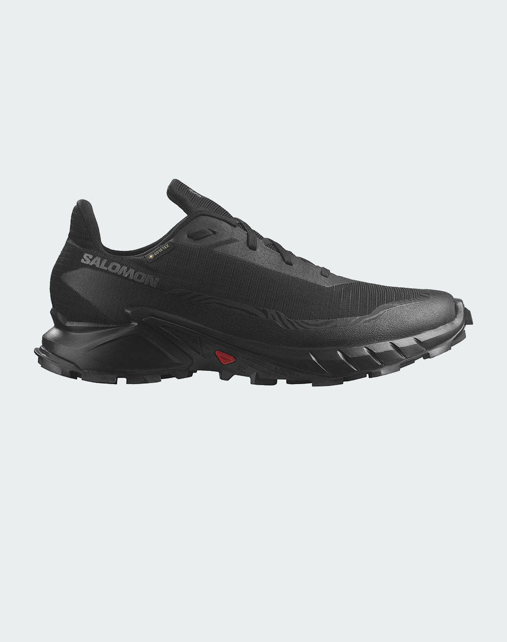 Salomon trail running - cross alphacross 5 gtx black / black / ebony incaltaminte de barbati