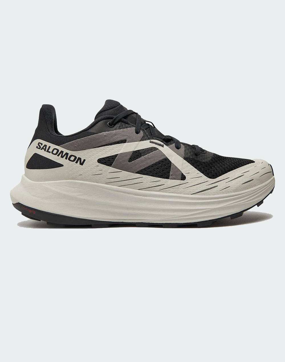 SALOMON TRAIL RUNNING - ULTRA ULTRA FLOW BLACK / GLACIER GRAY / QUIET SHADE INCALTAMINTE DE BARBATI