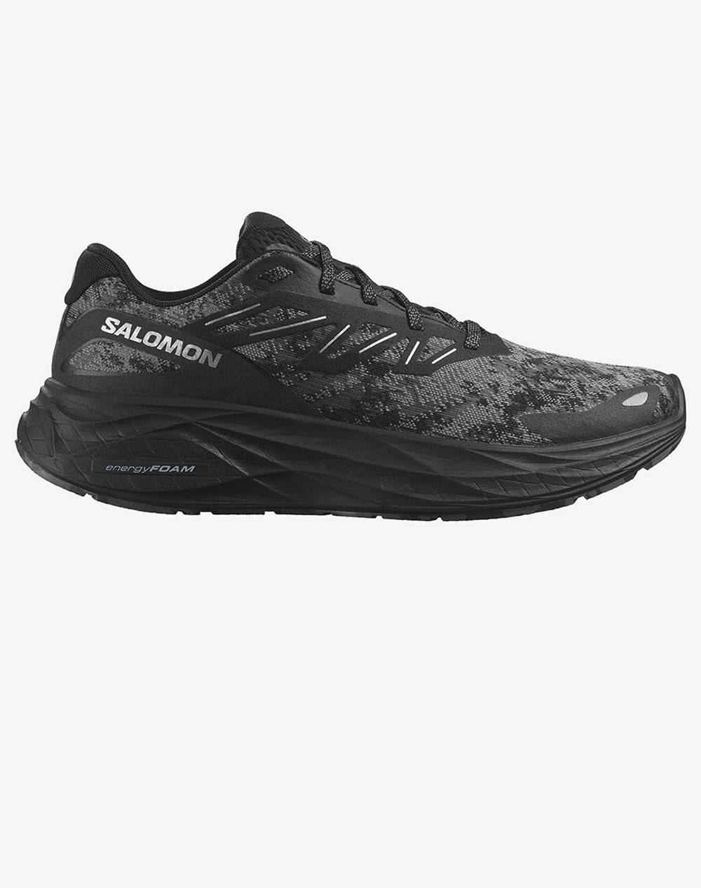 Salomon running - aero aero glide 2 black / phantom / ghost gray papuci de barbati