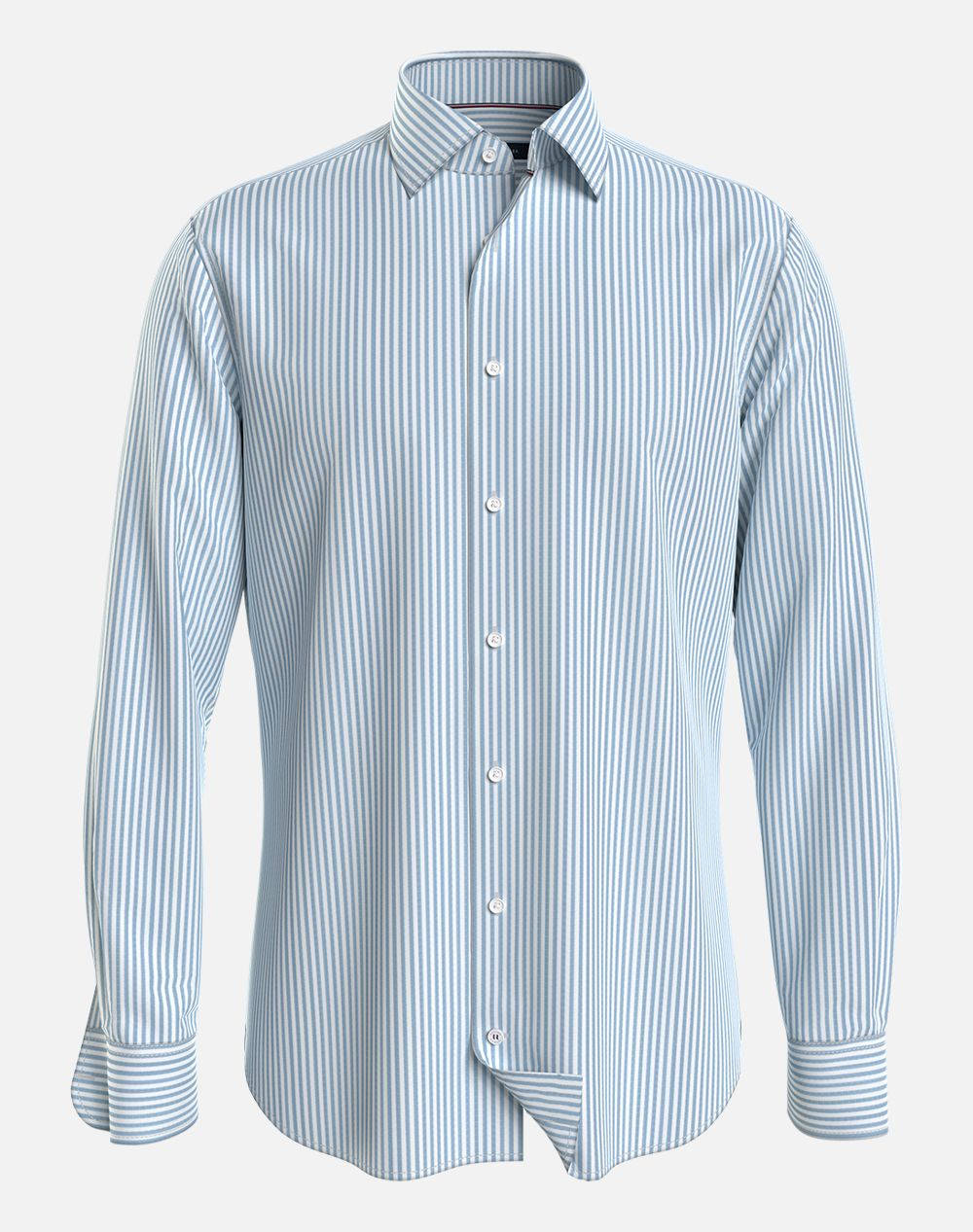 TOMMY HILFIGER FLEX COLLAR STRIPE SHIRT