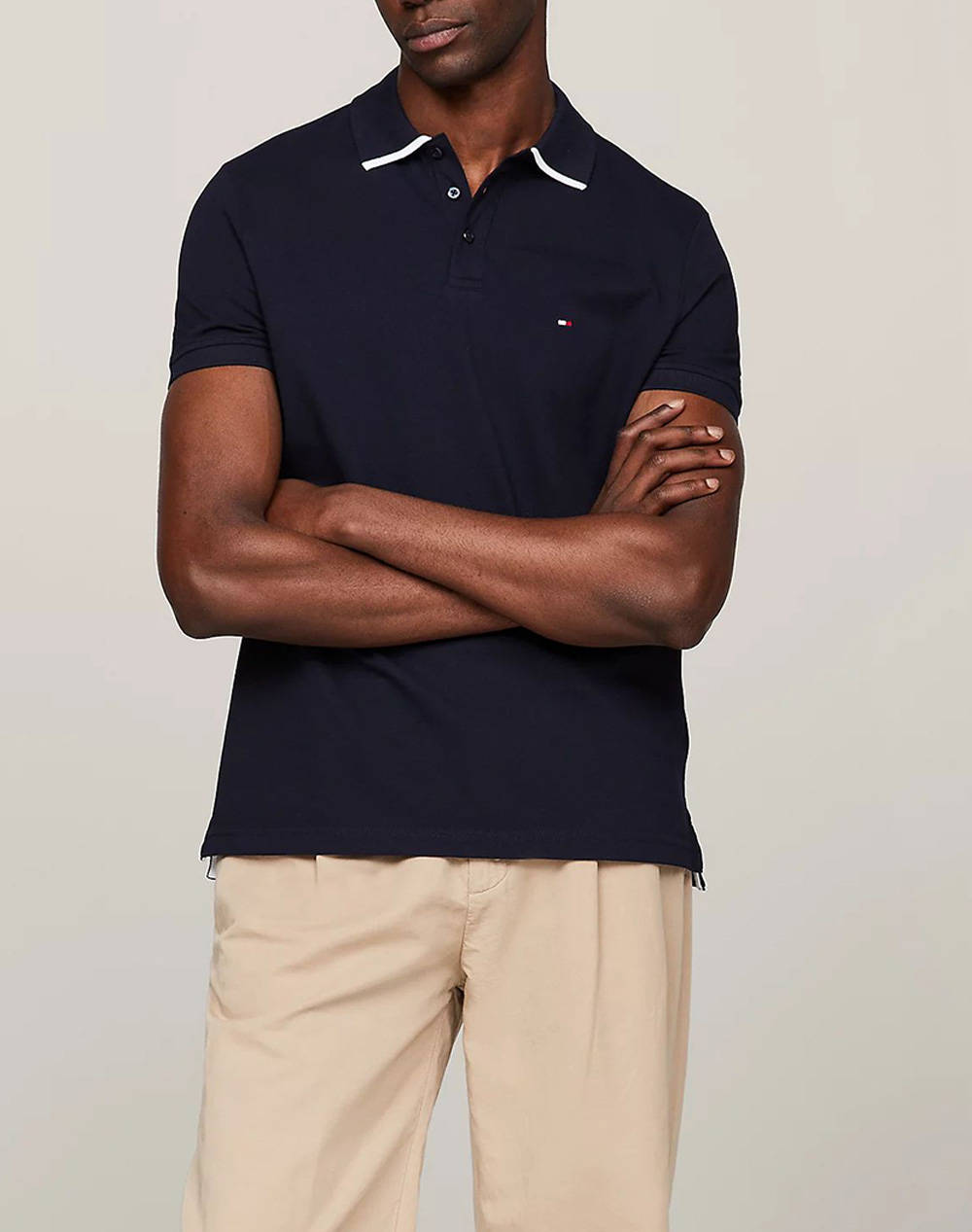 Tommy hilfiger monotype undercollar reg polo