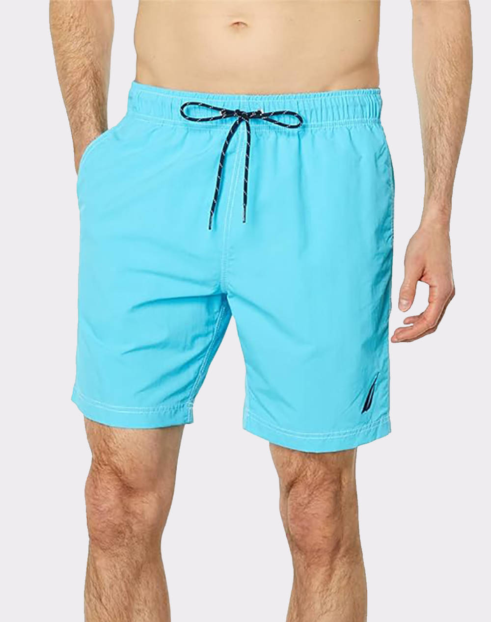 Nautica costum de baie 8 anchor full elastic solid trunk