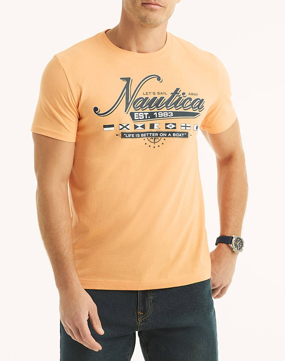 Nautica bluza t-shirt sustainable sail away dp