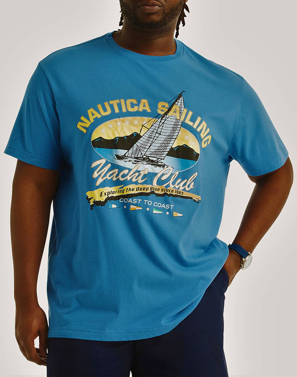 Nautica bluza t-shirt sustainable yacht club dp