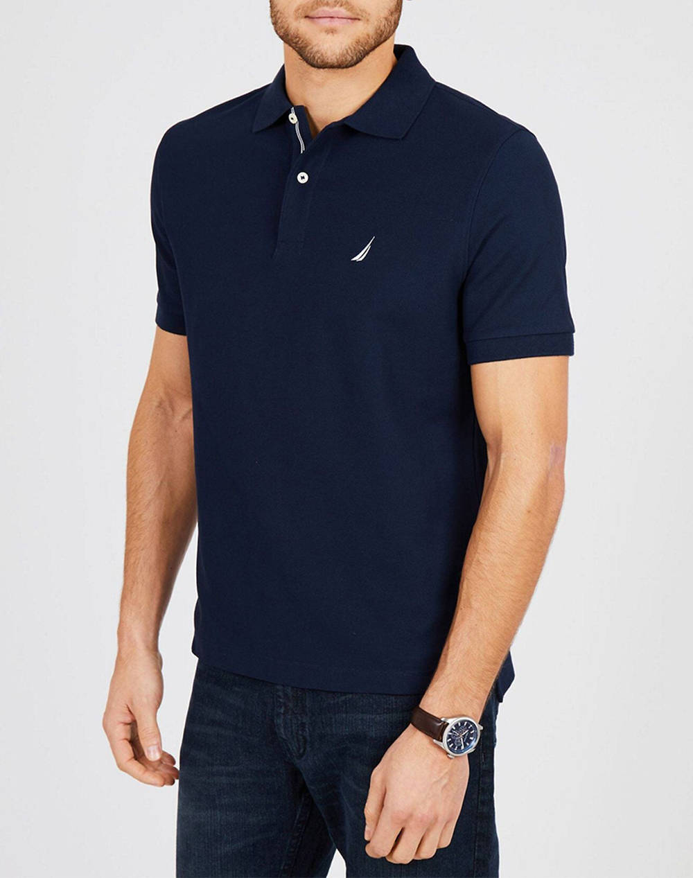 Nautica bluza polo solid anchor deck c/o
