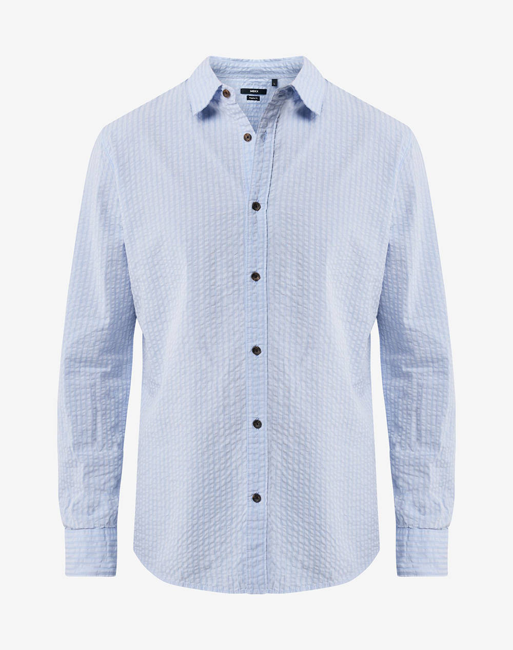 Mexx striped seersucker shirt ls