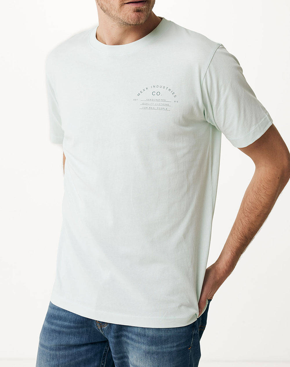 Mexx t-shirt with chest print ss