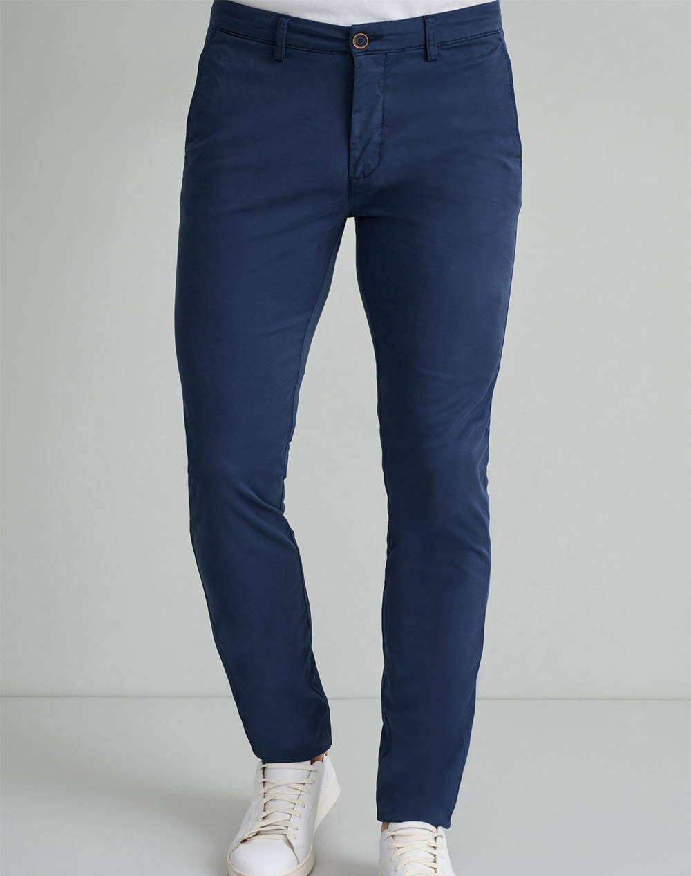 Navy&green pantaloni intangibili modern fit