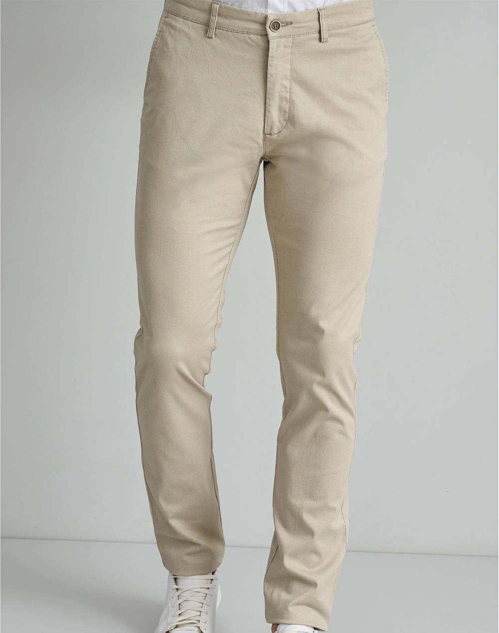Navy&green pantaloni modern fit