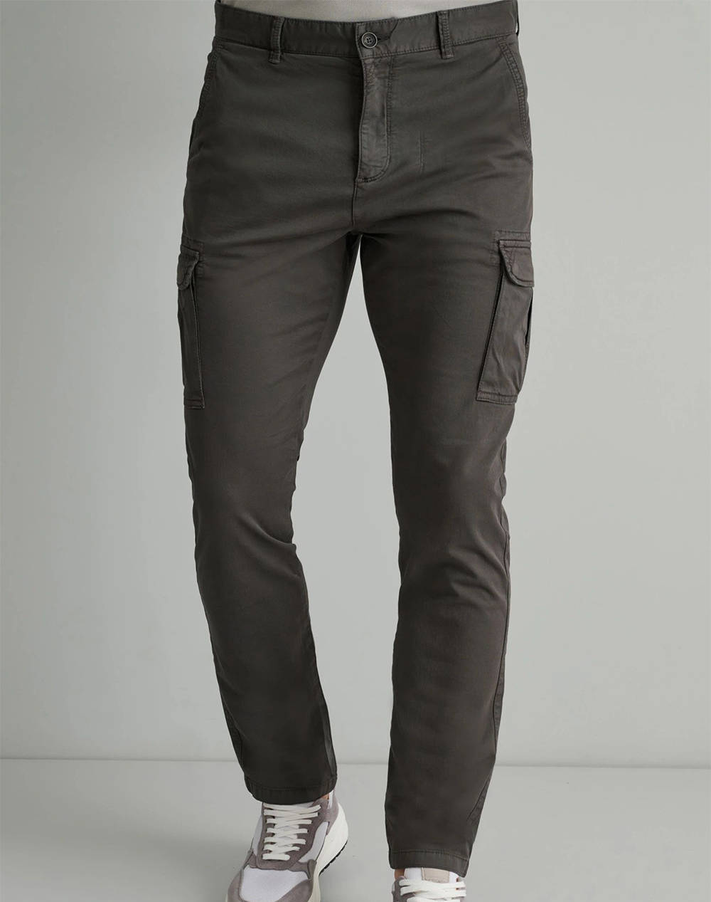 Navy&green pantaloni-cargo