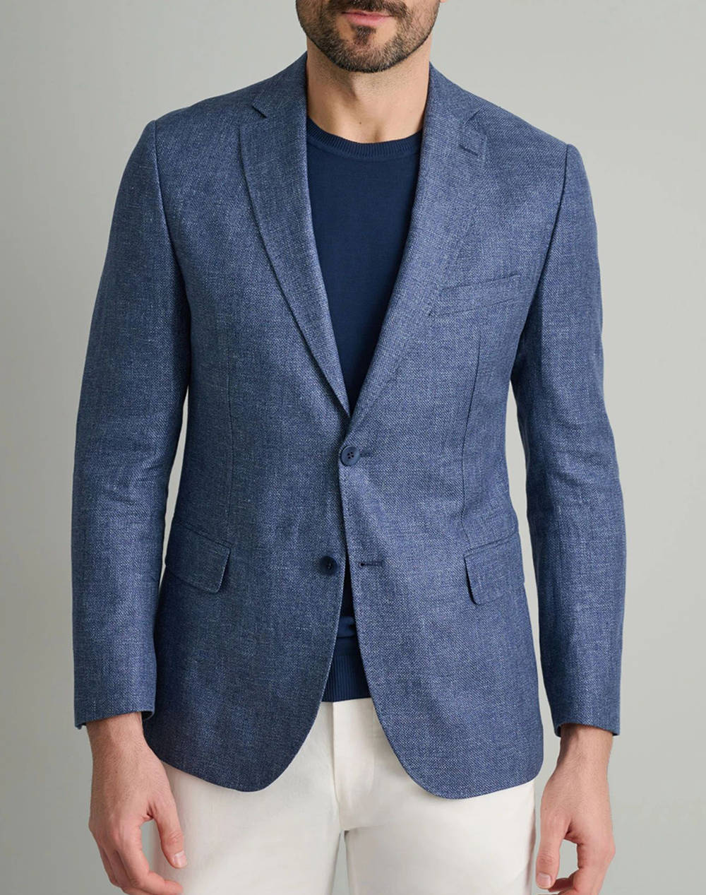 Navy&green sacou