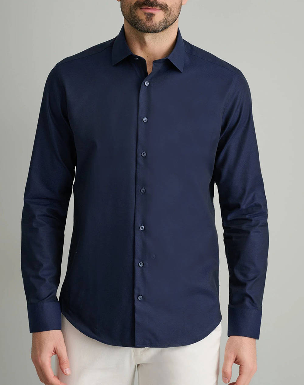 Navy&green camasa comfort fit