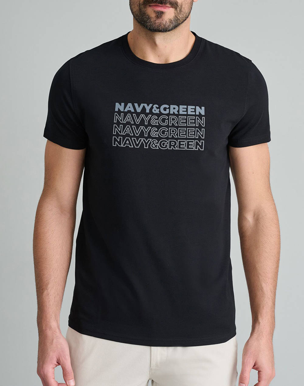 NAVY&GREEN T-SHIRTS-Τ-SHIRTS