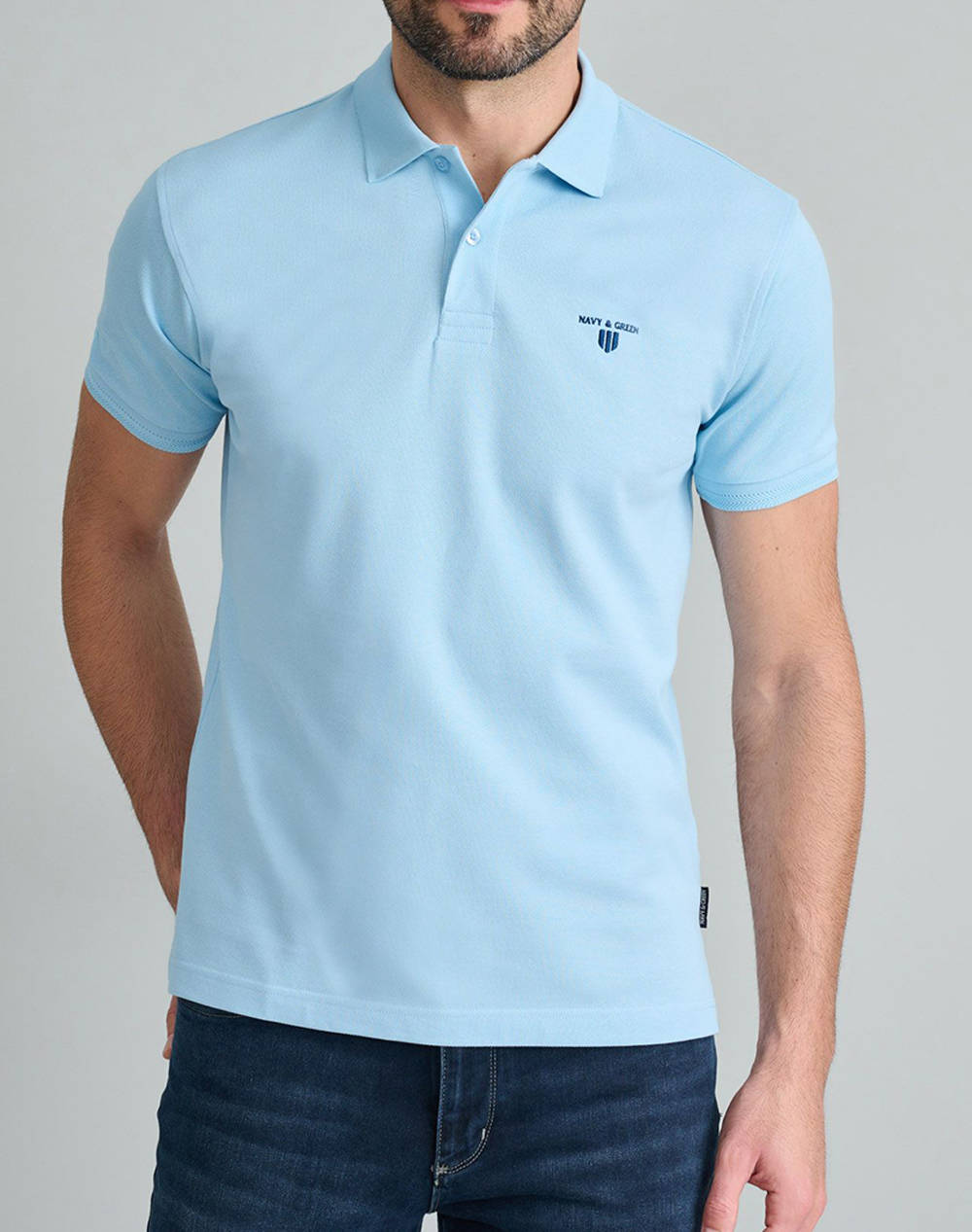 Navy&green polo bluza-young line