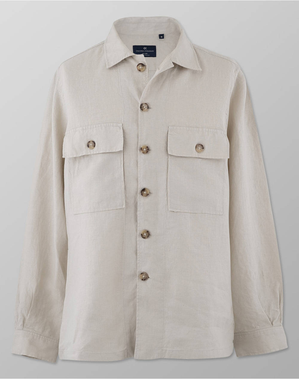 Oxford company overshirt buttons