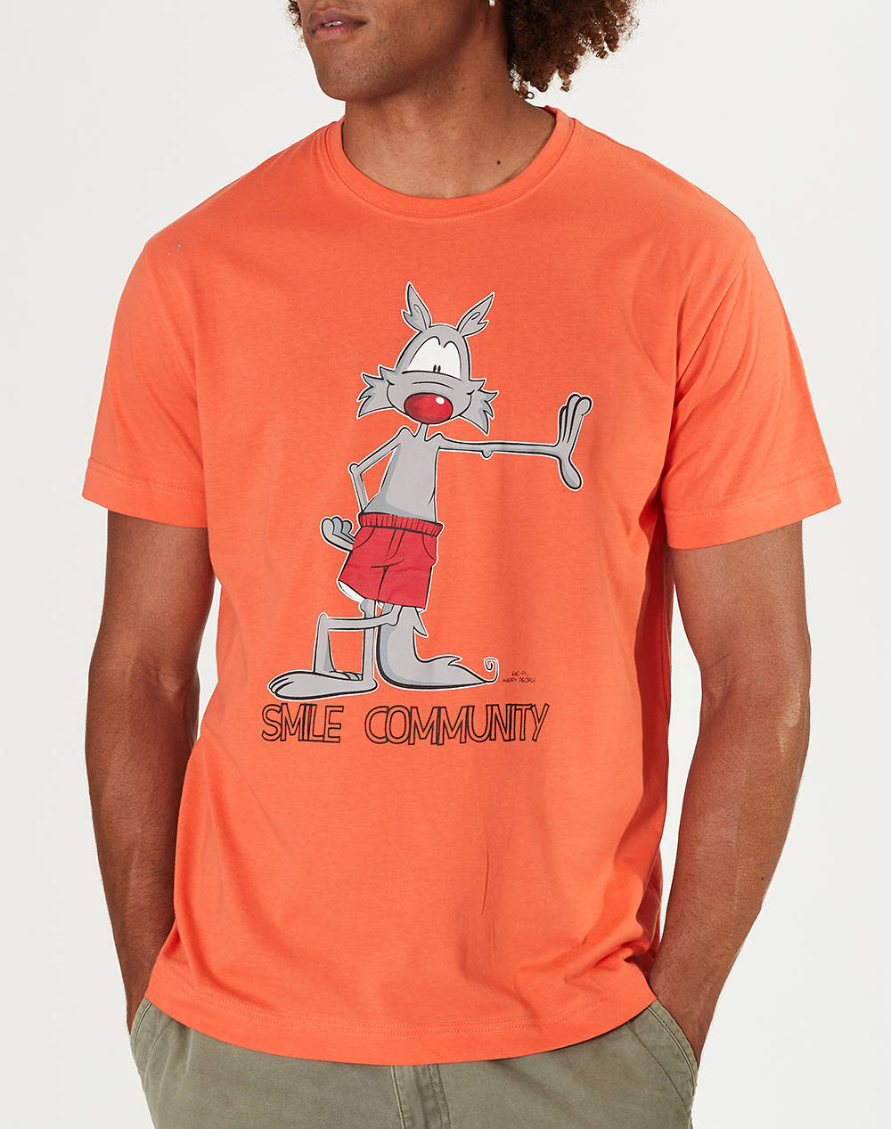 Cottonmania 5666 happy people bluza de barbati tshirt colorate