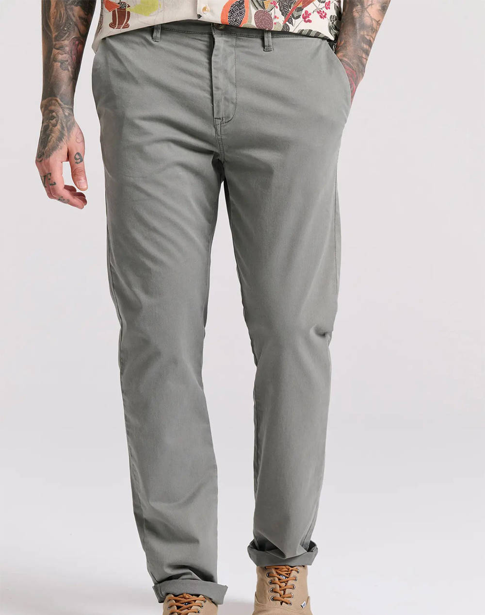 Funky buddha pantaloni chino de barbati - the essentials