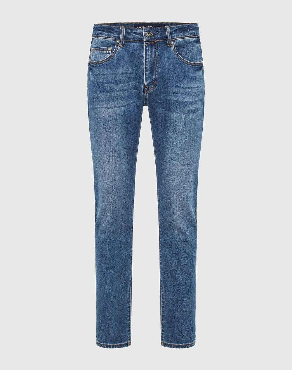 Funky buddha slim tapered fit pantaloni de blug