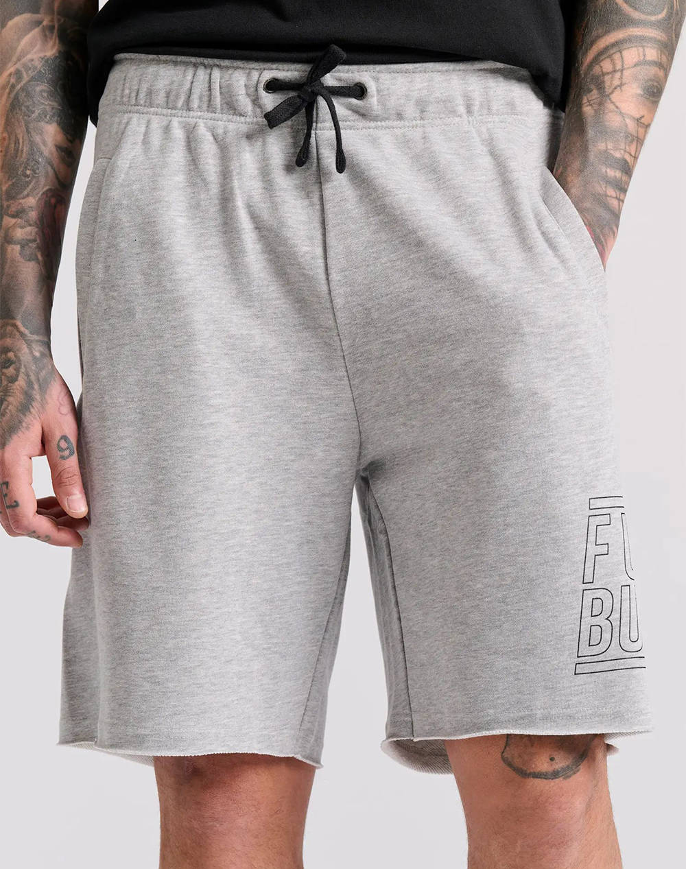 Funky buddha wide leg fit pantaloni scurti cu model tiparit funky buddha