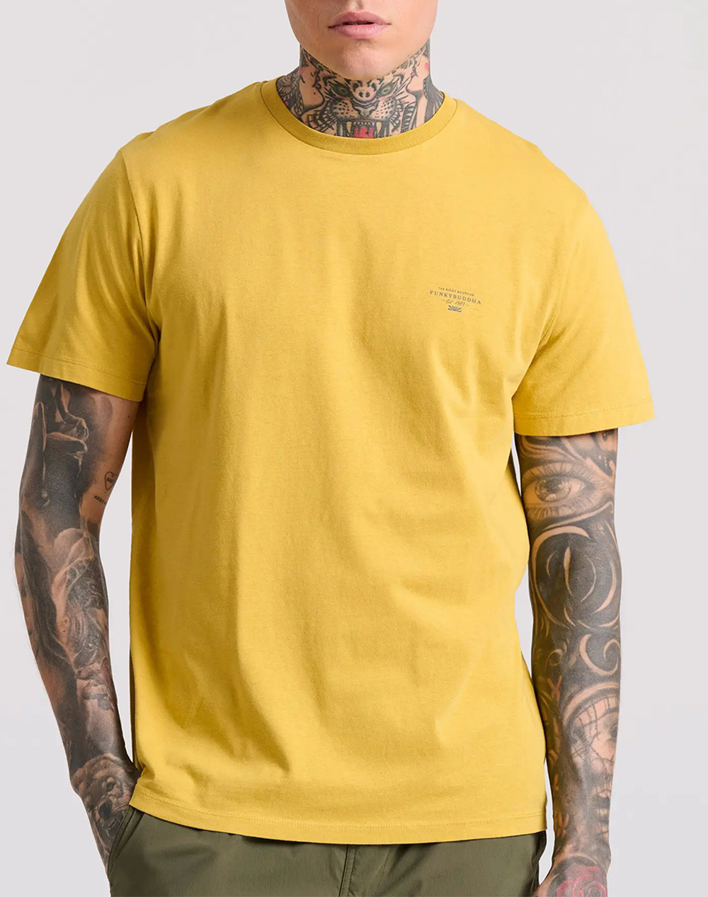 FUNKY BUDDHA T-shirt cu branded model tiparit - The essentials