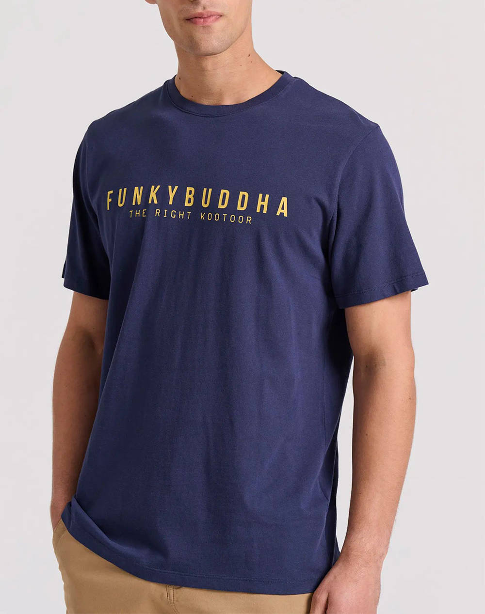 FUNKY BUDDHA T-shirt cu model tiparit Funky Buddha - The essentials