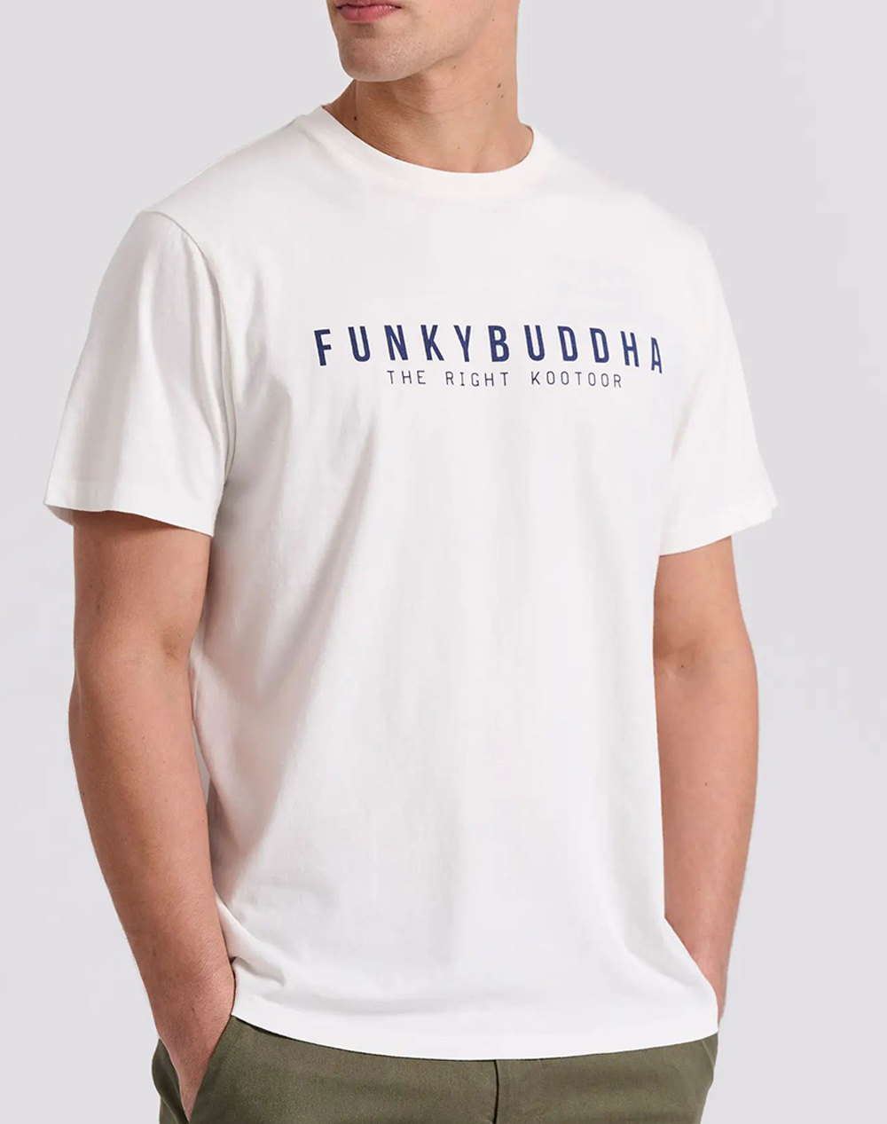 FUNKY BUDDHA T-shirt cu model tiparit Funky Buddha - The essentials